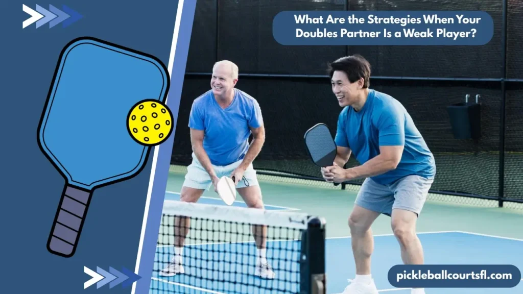 What Are the Strategies When Your Doubles Partner Is a Weak Player? 