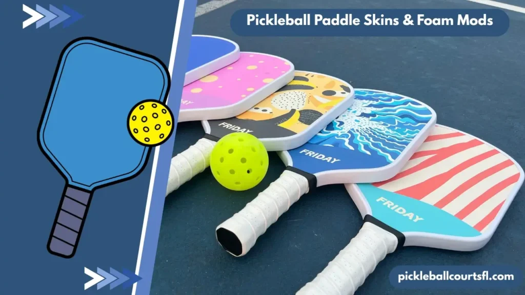 Pickleball Paddle Skins & Foam Mods