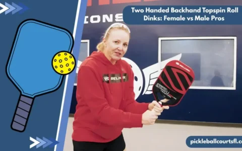 Two Handed Backhand Topspin Roll Dinks: Female vs Male Pros
